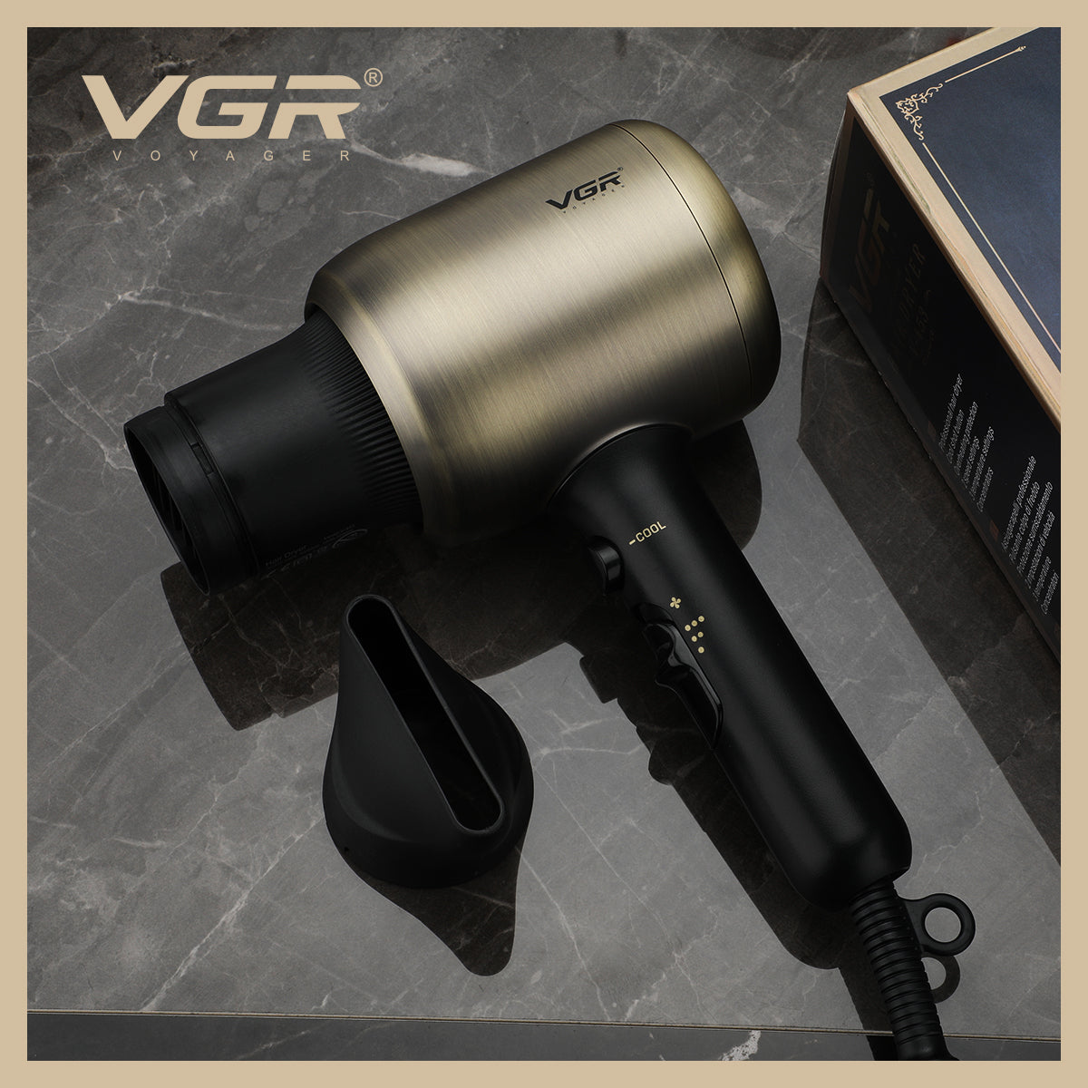 VGR V-453 – Asciugacapelli Professionale 1800-2200W
