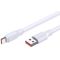 Cavo per ricarica e sincronizzazione bianco 1m 6A 120W USB Type C JA018 Codice: