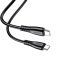 Cavo per ricarica e sincronizzazione USB type C - type C 1m nero PD100W 5A JA043 Codice:
