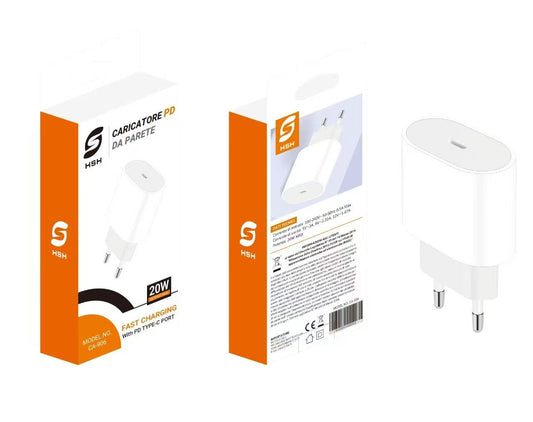 Caricabatterie TEPCY 5V 3A 20W bianco