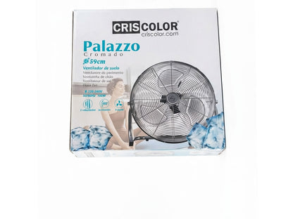 Ventilatore da pavimento Circolatore d'aria portatile 100W 59cm 23polici 3 impostazioni di velocità