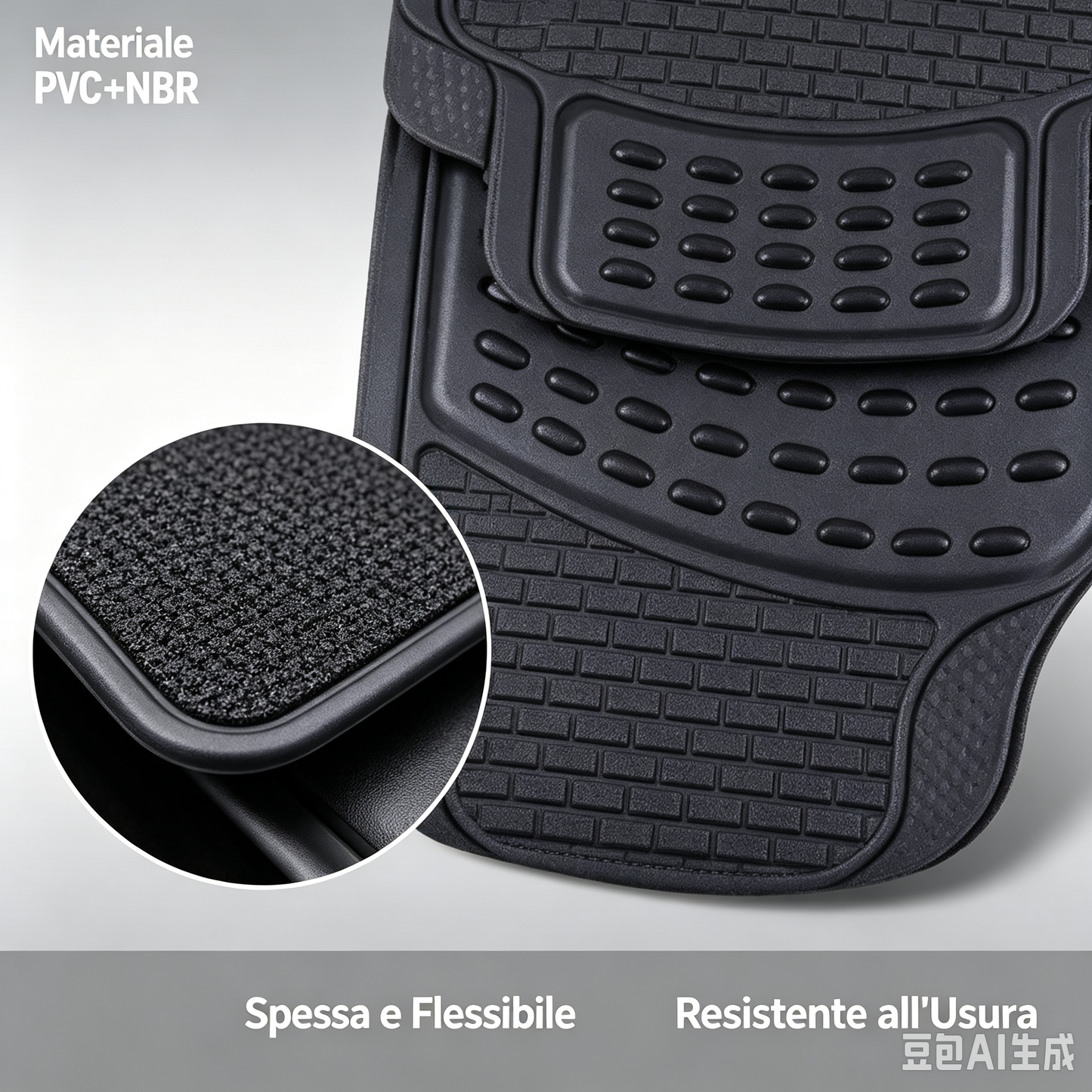 tappetini auto universali，tappeti per auto impermeabili，tappetini antiscivolo auto，tappetini auto pvc