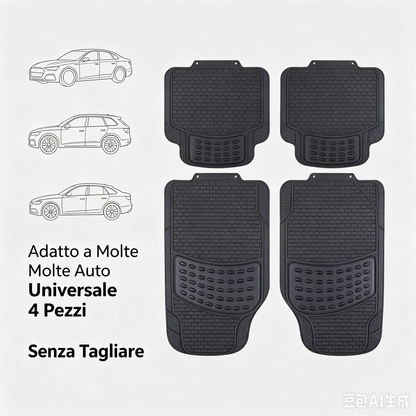 tappetini auto universali，tappeti per auto impermeabili，tappetini antiscivolo auto，tappetini auto pvc