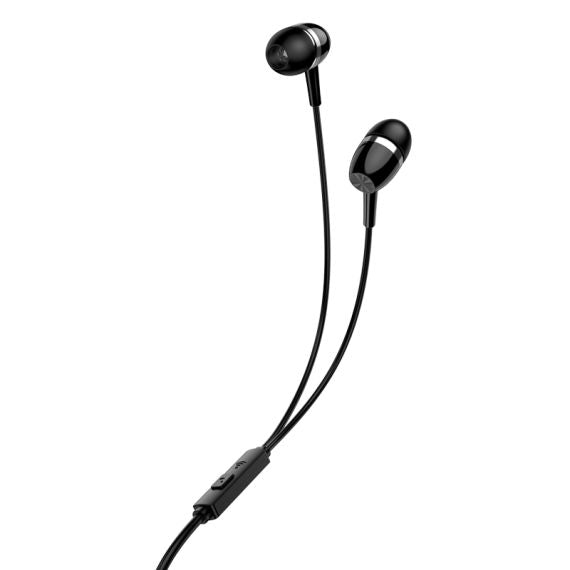 Cuffie auricolari con microfono 1.2m jack audio 3.5mm nere KSC-659