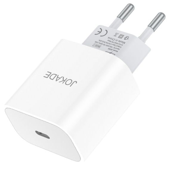 Caricabatterie USB tipo C ricarica rapida 3A 27W bianco