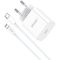 CARICATORE TPECY IPHONE 27W BIANCO