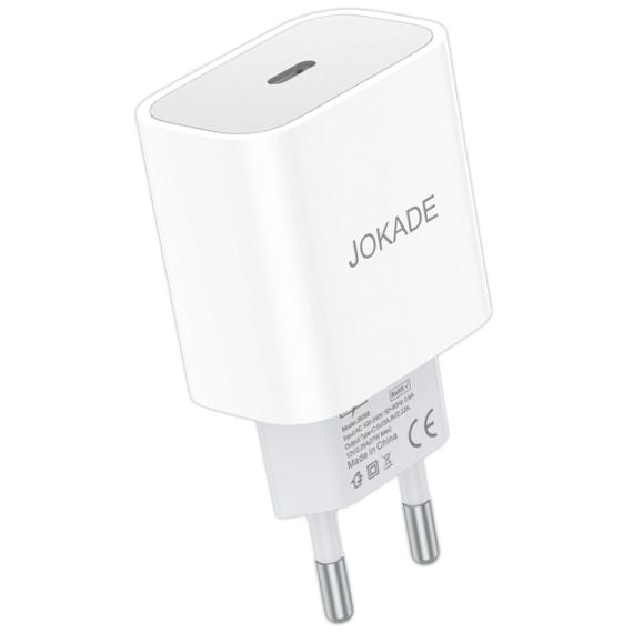 Caricabatterie USB tipo C ricarica rapida 3A 27W bianco