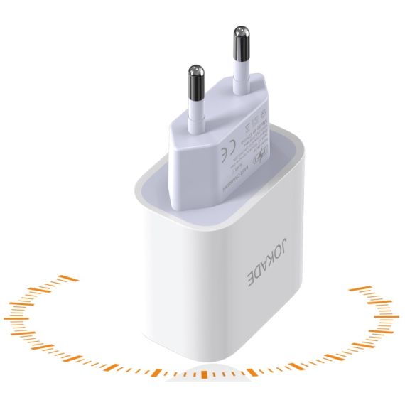 Caricabatterie USB tipo C ricarica rapida 3A 27W bianco