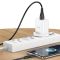 Cavo per ricarica e sincronizzazione USB type C - type C 1m nero PD100W 5A JA043 Codice: