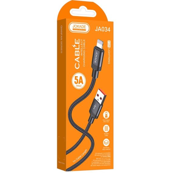 Cavo per ricarica e sincronizzazione 1m 5A USB Lightning JA034