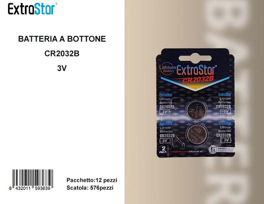 BATTERIE A BOTTONE PILE CR2032 3V BLISTER 2PZ