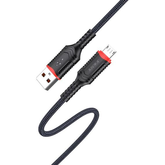 Cavo per ricarica e sincronizzazione microUSB 1m 3A JA019