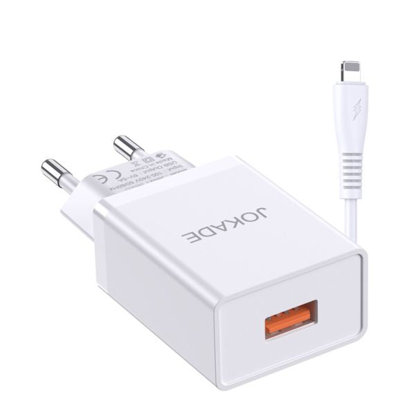 Caricabatterie USB Lightning ricarica rapida 5V/5A JB022