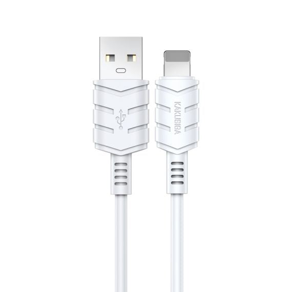 Cavo per ricarica e sincronizzazione Lightning 2m 2.4A bianco KSC-716