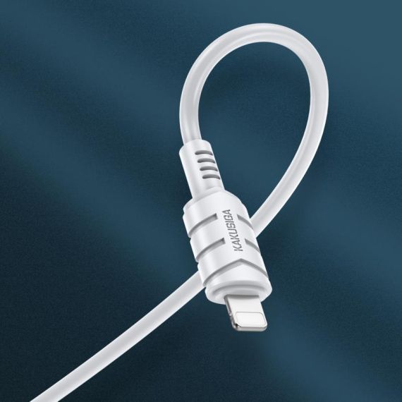 Cavo per ricarica e sincronizzazione Lightning 2m 2.4A bianco KSC-716