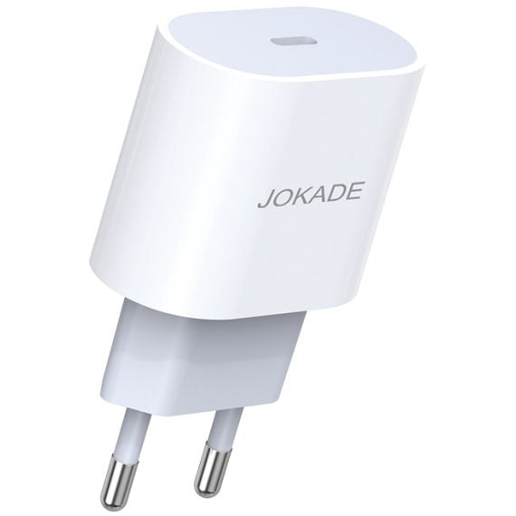 Caricabatterie USB Type C 2A PD25W bianco JB009