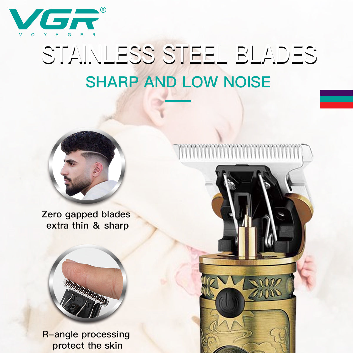 VGR V-085 TAGLIA CAPELLI E BARBA