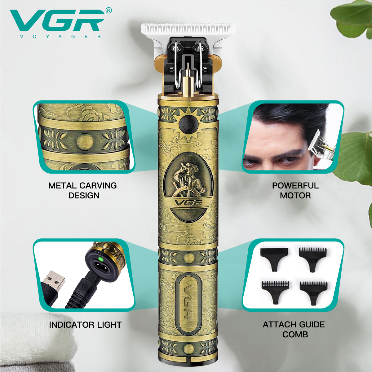 VGR V-085 TAGLIA CAPELLI E BARBA