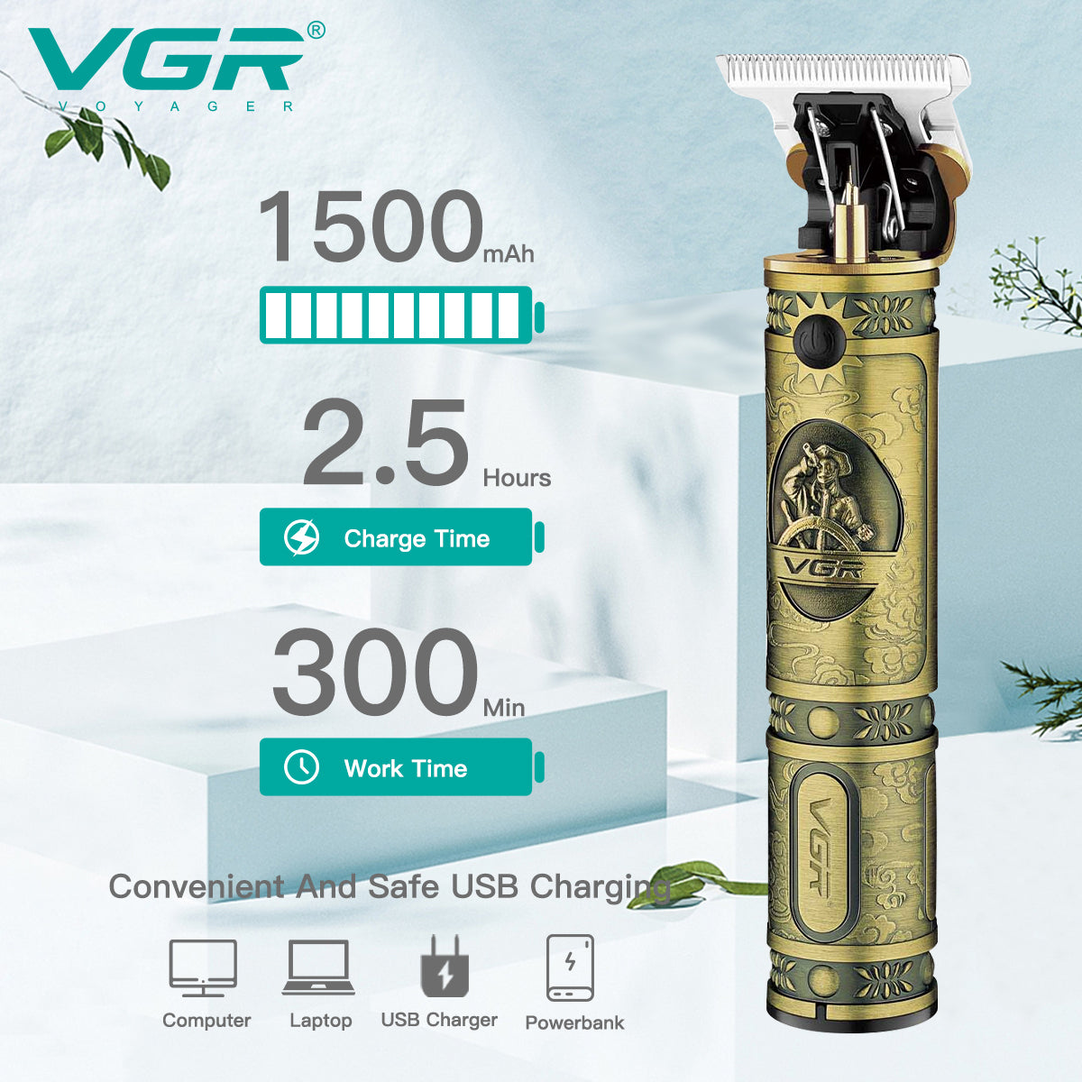 VGR V-085 TAGLIA CAPELLI E BARBA