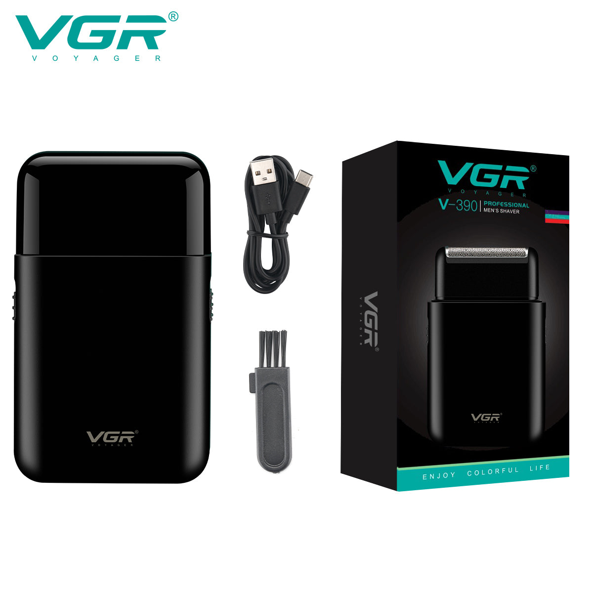 Power Supply: USB Working Time: 45 Minutes Charging Time: 8 Hours Battery: 600 mAh NI-MH battery Cord and Cordless: No Blade Material: Stainless Steel Product Material: Plastic(ABS)