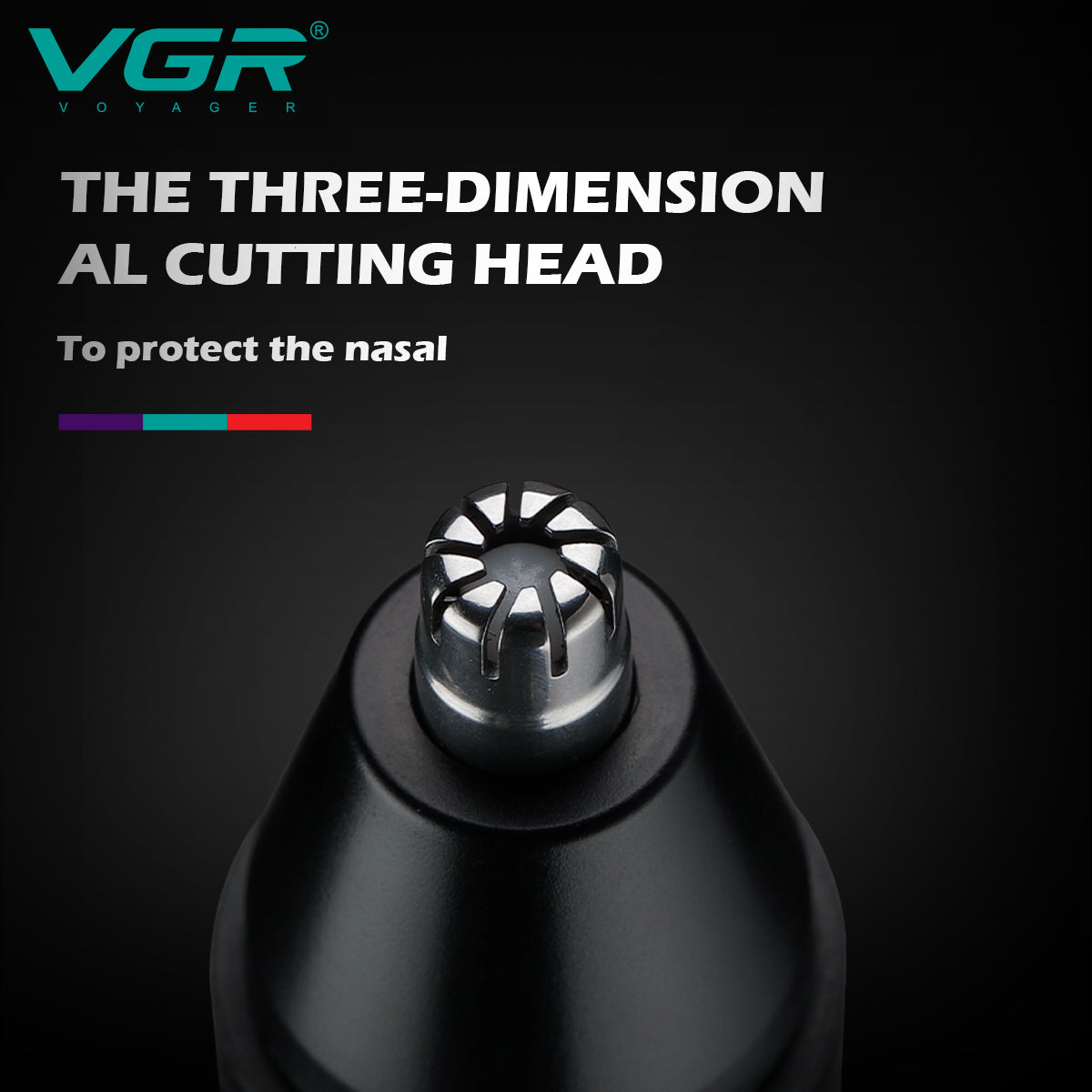 VGR V-613 – Trimmer Professionale per Orecchie, Naso e Sopracciglia