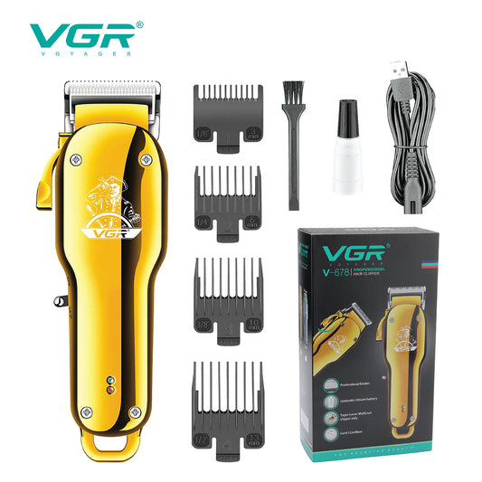 VGR V-678 – Tagliacapelli Ricaricabile con Lame Autoaffilanti