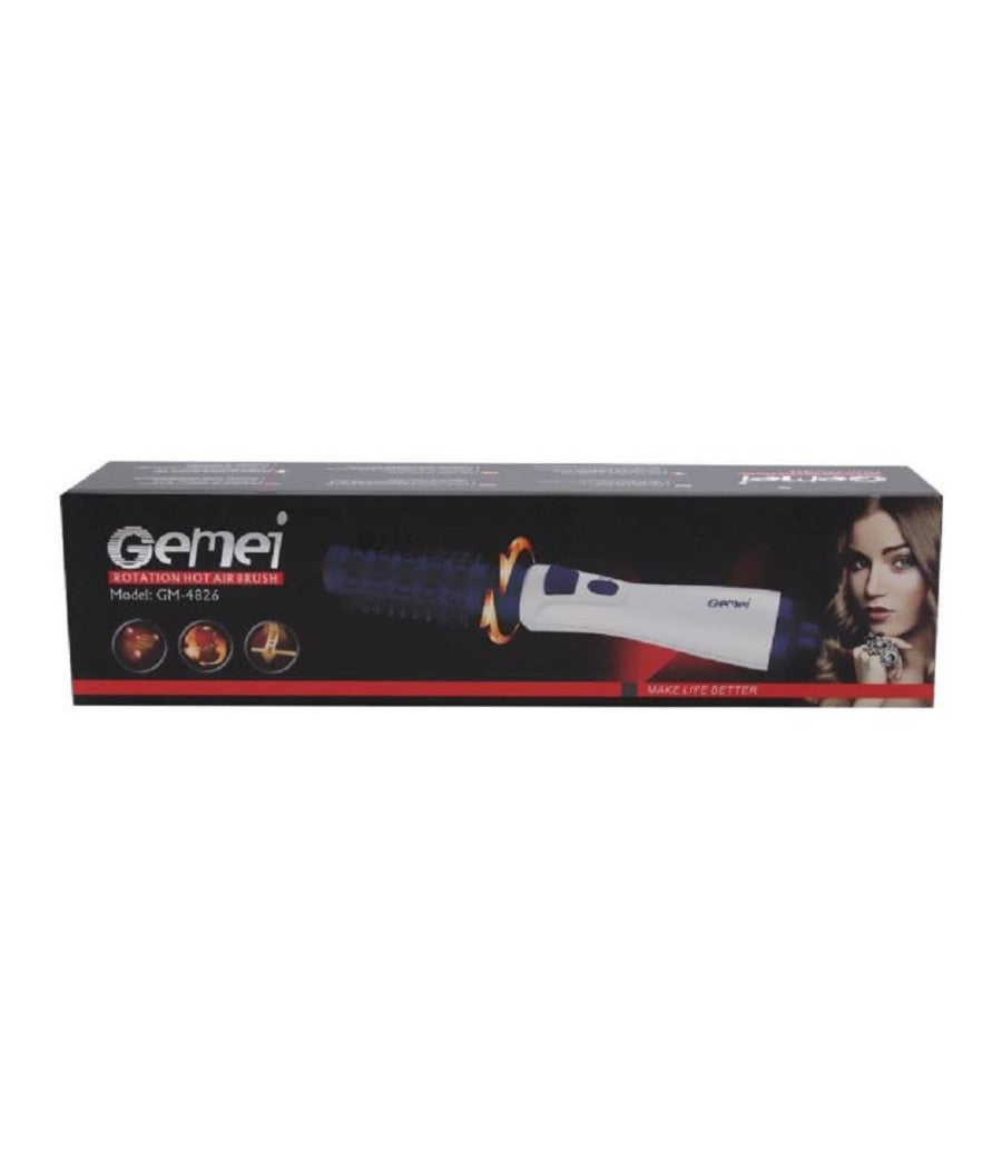 SPAZZOLA ROTANTE AD ARIA CALDA ASCIUGACAPELLI STYLER CAPELLI GM-4826 1000W PIASTRA