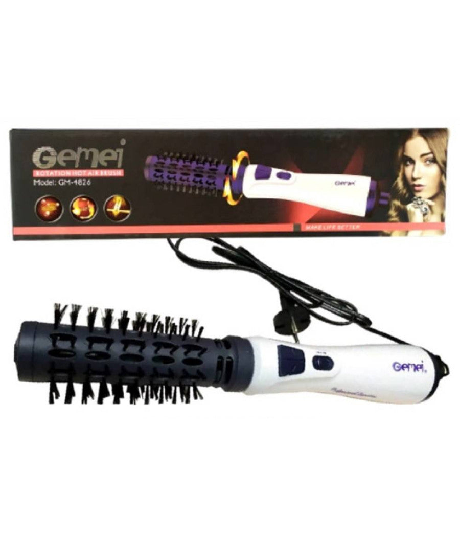 SPAZZOLA ROTANTE AD ARIA CALDA ASCIUGACAPELLI STYLER CAPELLI GM-4826 1000W PIASTRA