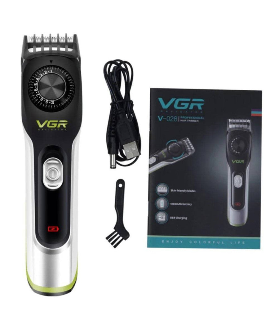 TRIMMER CLIPPER ELETTRICO IMPERMEABILE RICARICABILE PROFESSIONALE CORDLESS V-028