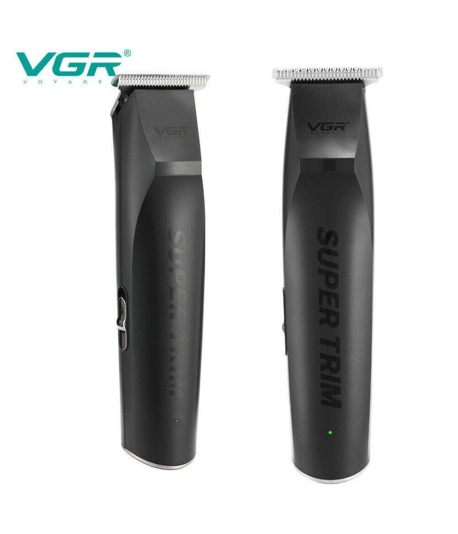 TRIMMER REGOLABARBA ELETTRICO PROFESSIONALE RICARICABILE VGR V-229 SENZA FILI